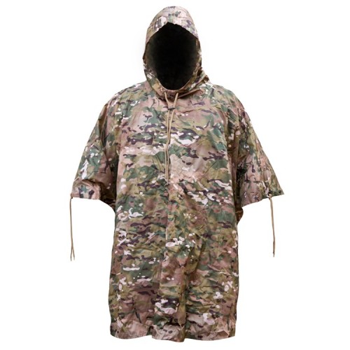 Kombat UK US Style Poncho (ATP/Mutlicam), Stay protected from the elements with this US-style poncho, built to deliver dependable coverage in unpredictable weather